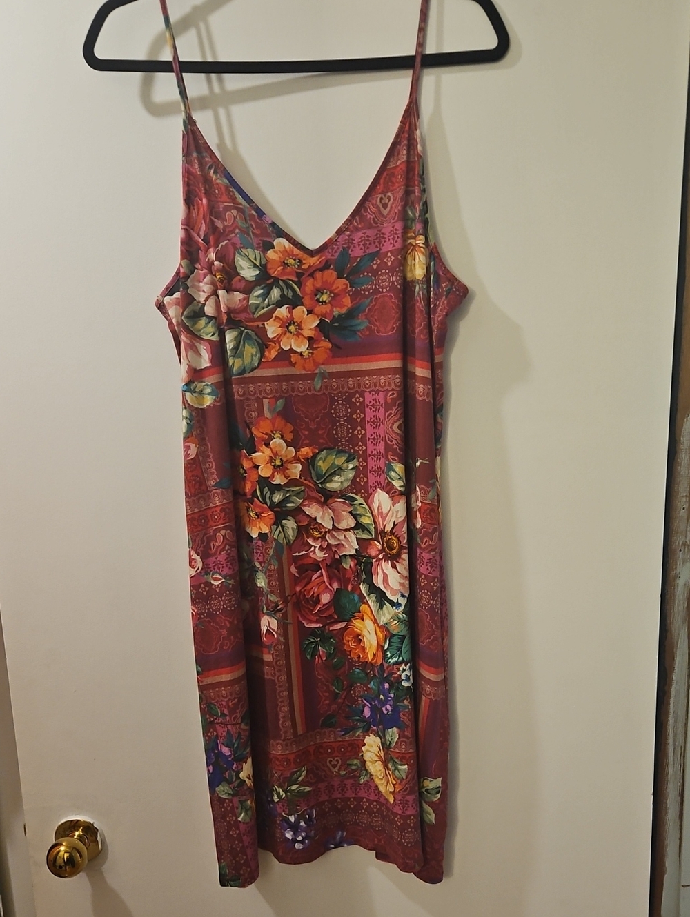 Johnny Was Floral Multi-color Brigitte Sleep Dress Size M